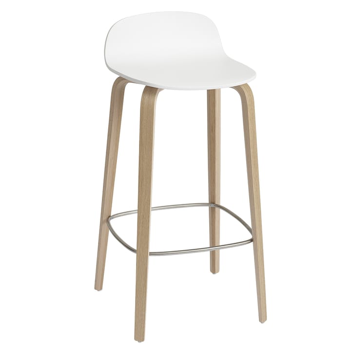 Sgabello Visu 75 cm - White-Oak - Muuto