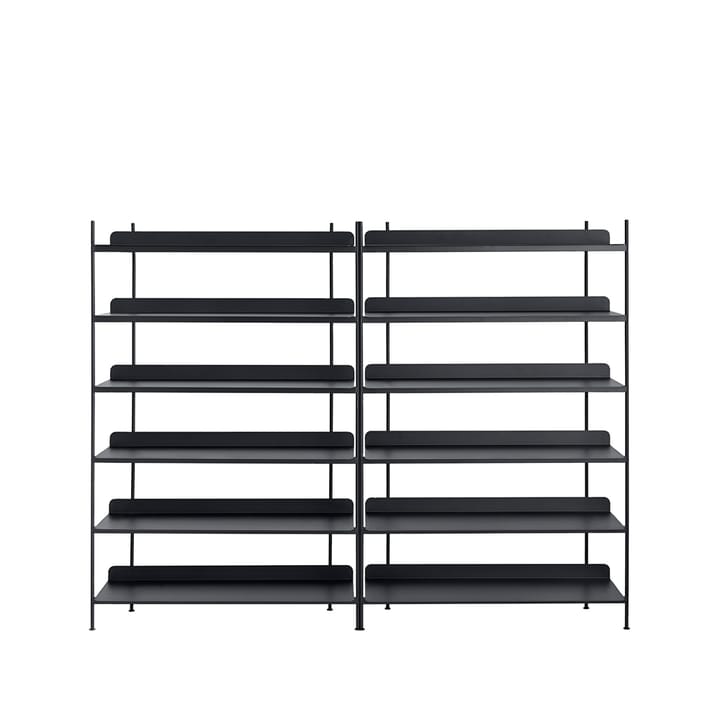 Sistema di scaffalature Compile configuration 8 - Black - Muuto