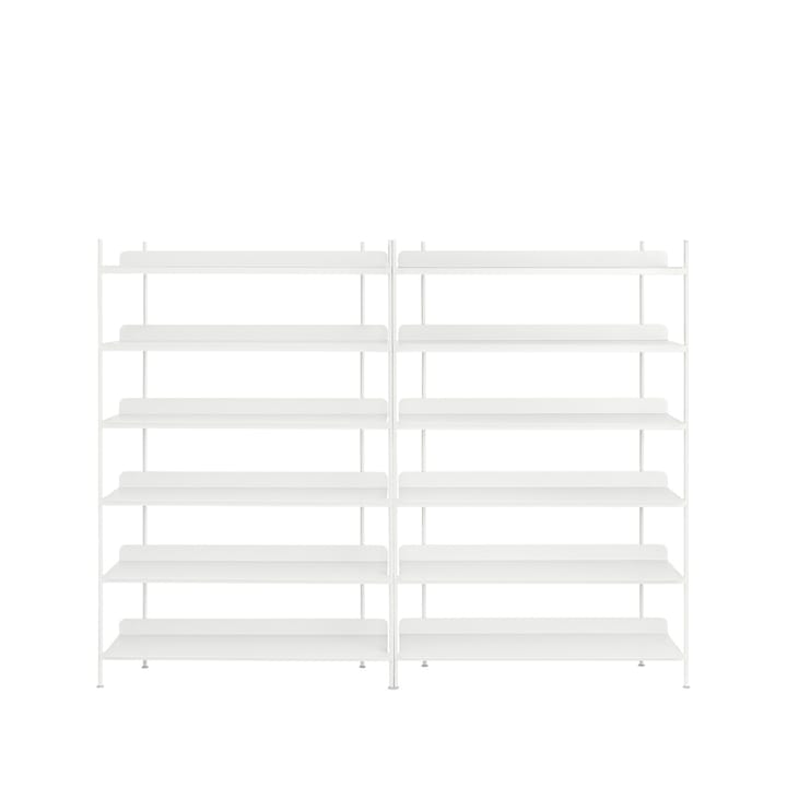 Sistema di scaffalature Compile configuration 8 - White - Muuto