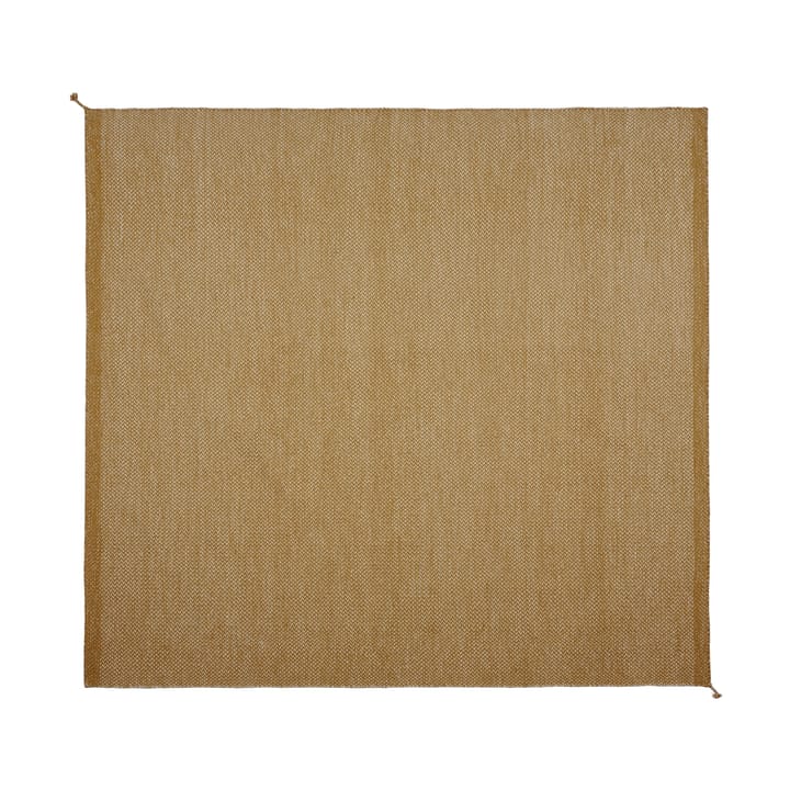 Tappeto in lana Ply 280x280 cm - Arancione bruciato - Muuto