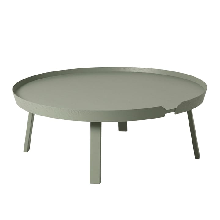 Tavolino Around molto grande - Dusty green - Muuto