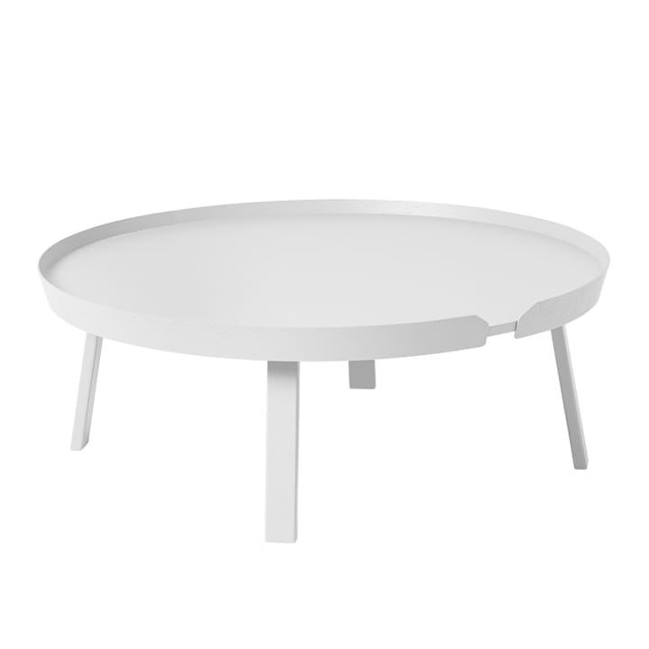 Tavolino Around molto grande - White - Muuto