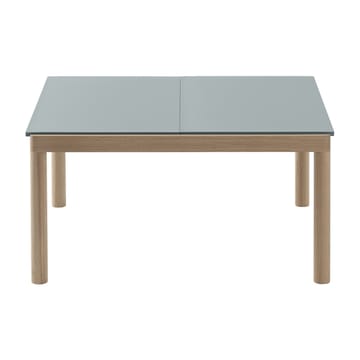 Tavolino da caffè Couple 2 Plain 80x84x40 cm - Pale blue-oak - Muuto