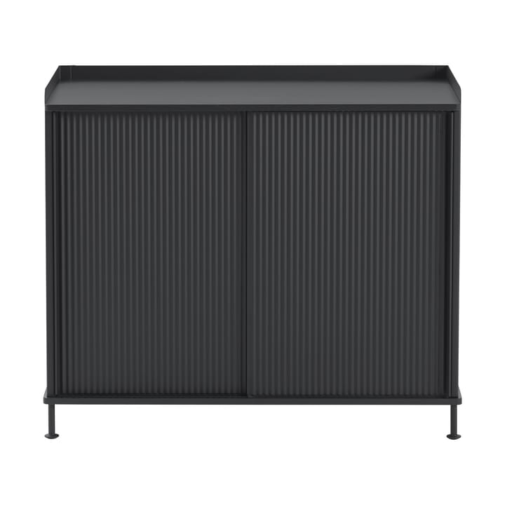 Tavolino laterale Enfold 100x45x85 cm - Nero-antracite nero - Muuto