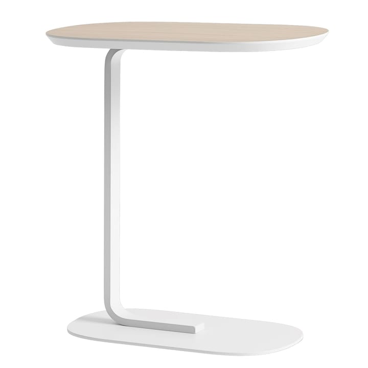 Tavolino Relate 60,5 cm, rovere, bianco  Muuto