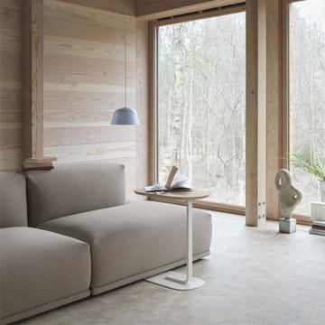 Tavolino Relate, alt. 73,5 cm - Impiallacciatura rovere, bianco sporco - Muuto