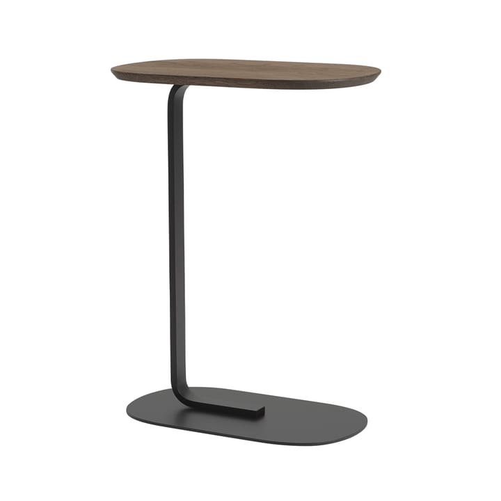 Tavolino Relate, alt. 73,5 cm - Rovere affumicato, nero - Muuto