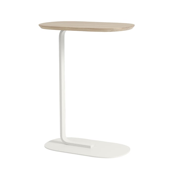 Tavolino Relate, alt. 73,5 cm - Rovere massiccio, bianco sporco - Muuto