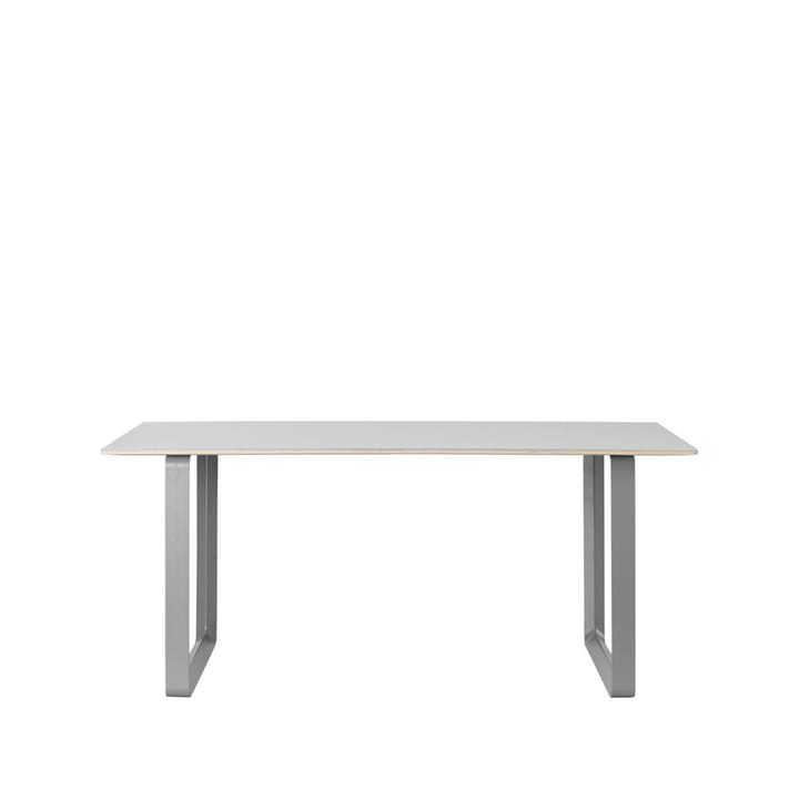 Tavolo da pranzo 70/70, 170x85 cm - Linoleum grigio, compensato, grigio - Muuto