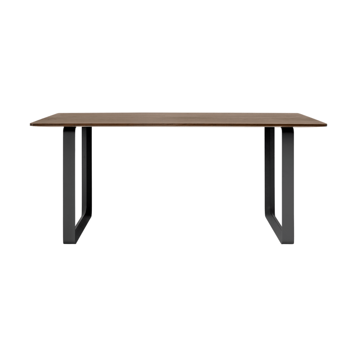 Tavolo da pranzo 70/70, 170x85 cm - Rovere affumicato massiccio, nero - Muuto