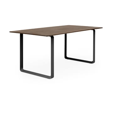 Tavolo da pranzo 70/70, 170x85 cm - Rovere affumicato massiccio, nero - Muuto