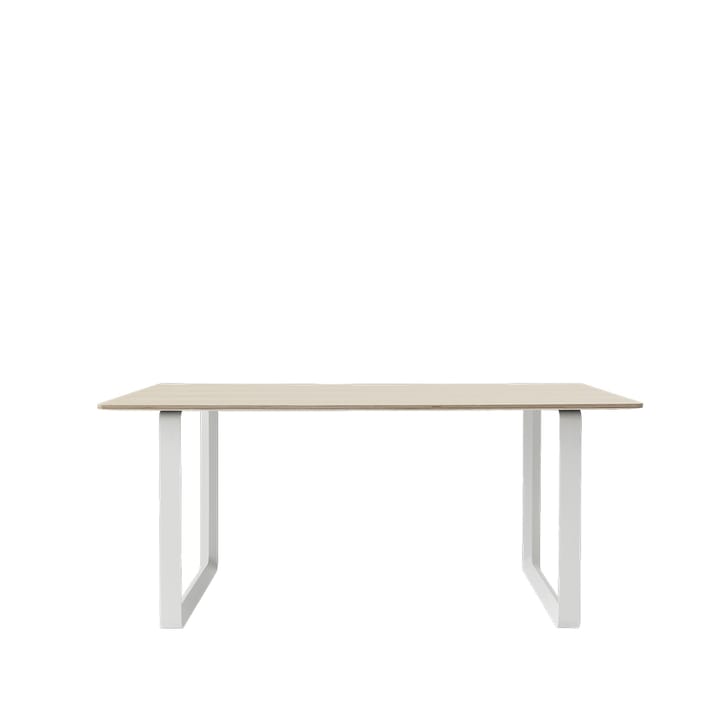 Tavolo da pranzo 70/70, 170x85 cm - Rovere impiallacciato, compensato, bianco - Muuto