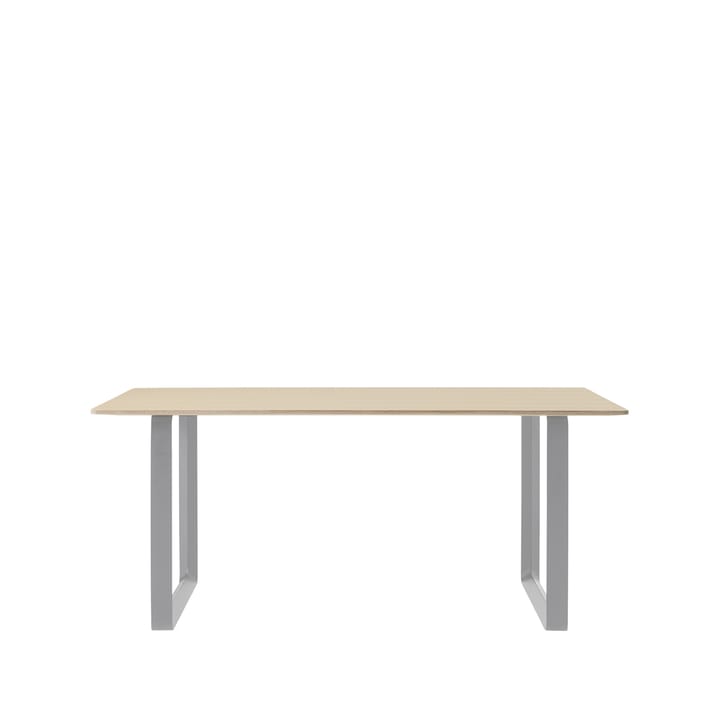 Tavolo da pranzo 70/70, 170x85 cm - Rovere impiallacciato, compensato, grigio - Muuto