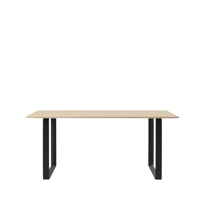 Tavolo da pranzo 70/70, 170x85 cm - Rovere impiallacciato, compensato, nero - Muuto