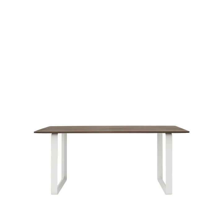 Tavolo da pranzo 70/70, 170x85 cm - Rovere massiccio affumicato, bianco - Muuto