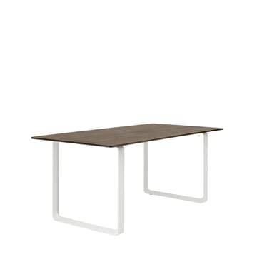 Tavolo da pranzo 70/70, 170x85 cm - Rovere massiccio affumicato, bianco - Muuto