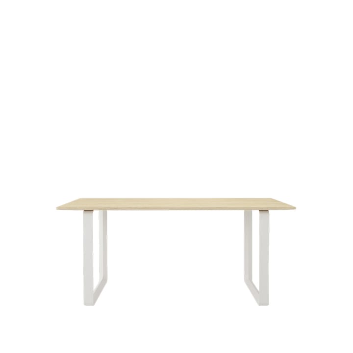 Tavolo da pranzo 70/70, 170x85 cm - Rovere massiccio, bianco - Muuto