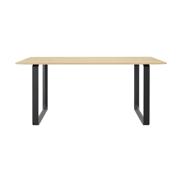 Tavolo da pranzo 70/70, 170x85 cm - Rovere massiccio, nero - Muuto