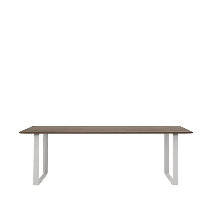 Tavolo da pranzo 70/70, 225x90 cm - Rovere affumicato massiccio, grigio - Muuto