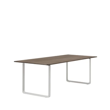 Tavolo da pranzo 70/70, 225x90 cm - Rovere affumicato massiccio, grigio - Muuto