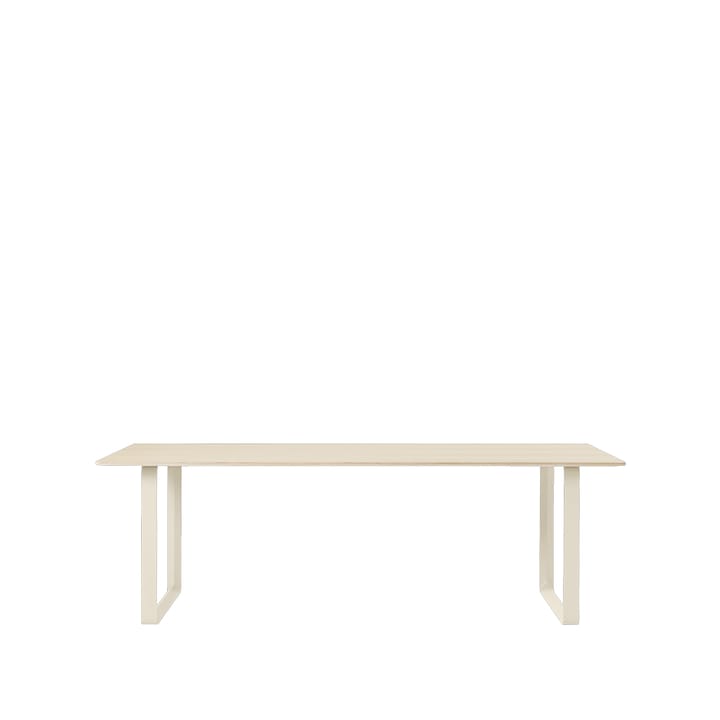 Tavolo da pranzo 70/70, 225x90 cm - Rovere impiallacciato, compensato, sabbia - Muuto