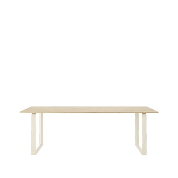 Tavolo da pranzo 70/70, 225x90 cm - Rovere massiccio, sabbia - Muuto