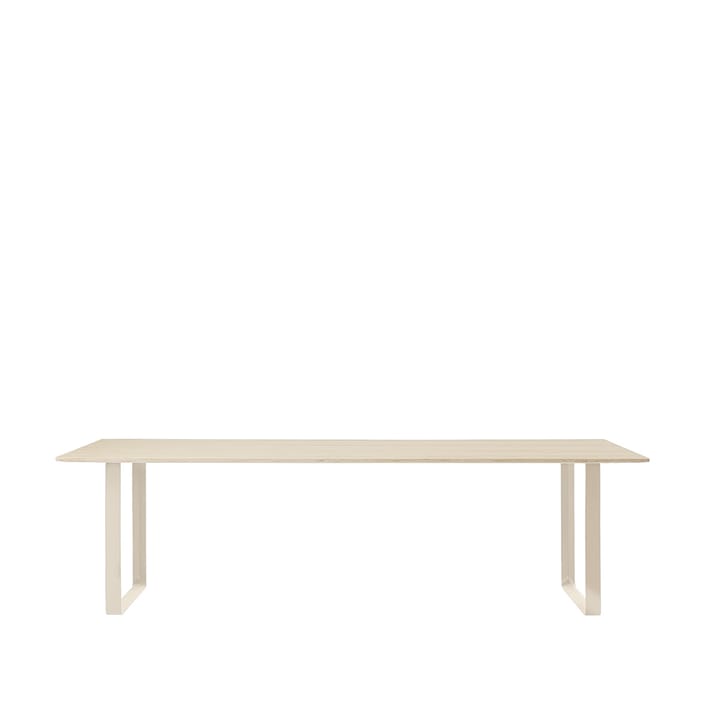 Tavolo da pranzo 70/70, 255x108 cm - Rovere impiallacciato, compensato, sabbia - Muuto