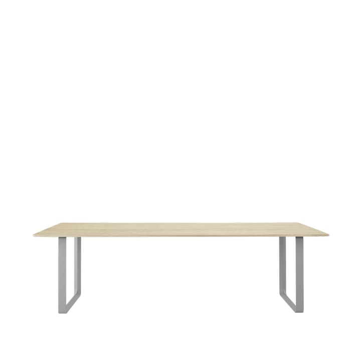 Tavolo da pranzo 70/70, 255x108 cm - Rovere massiccio, grigio - Muuto