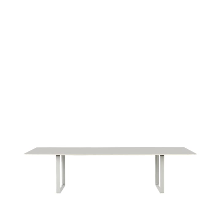 Tavolo da pranzo 70/70, 295x108 cm - Linoleum grigio, compensato, grigio - Muuto