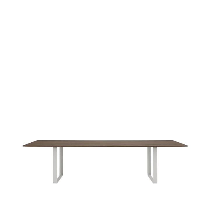 Tavolo da pranzo 70/70, 295x108 cm - Rovere affumicato massiccio, grigio - Muuto