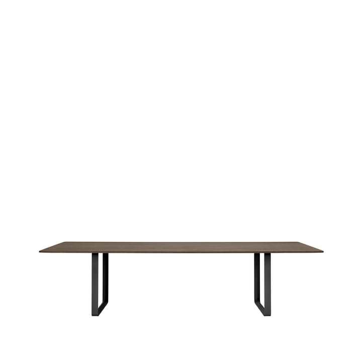 Tavolo da pranzo 70/70, 295x108 cm - Rovere affumicato massiccio, nero - Muuto