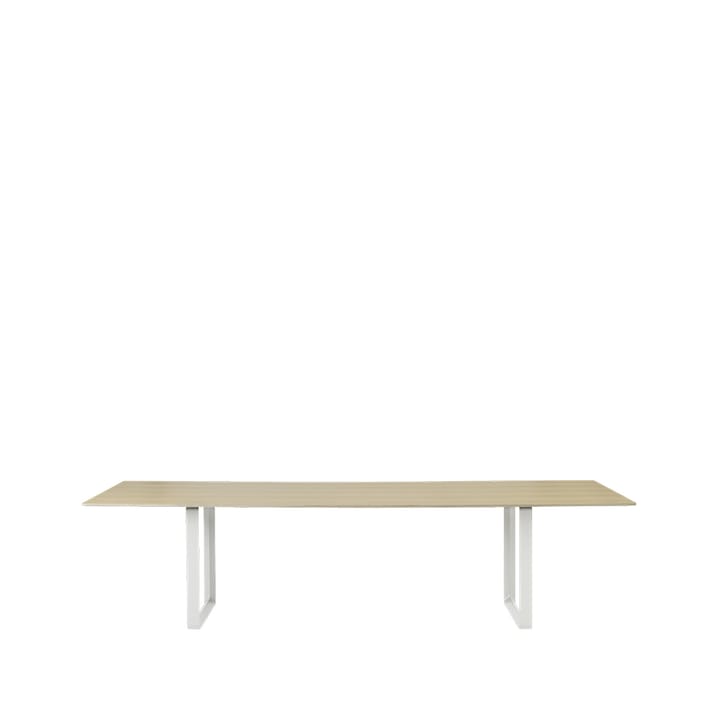 Tavolo da pranzo 70/70, 295x108 cm - Rovere impiallacciato, compensato, bianco - Muuto