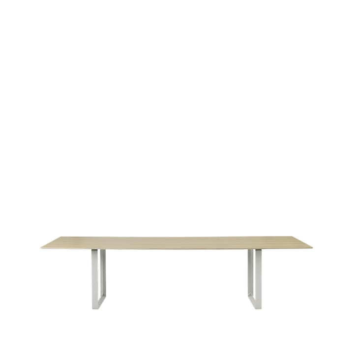 Tavolo da pranzo 70/70, 295x108 cm - Rovere impiallacciato, compensato, grigio - Muuto