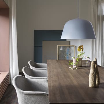 Tavolo da pranzo 70/70, 295x108 cm - Rovere impiallacciato, compensato, grigio - Muuto