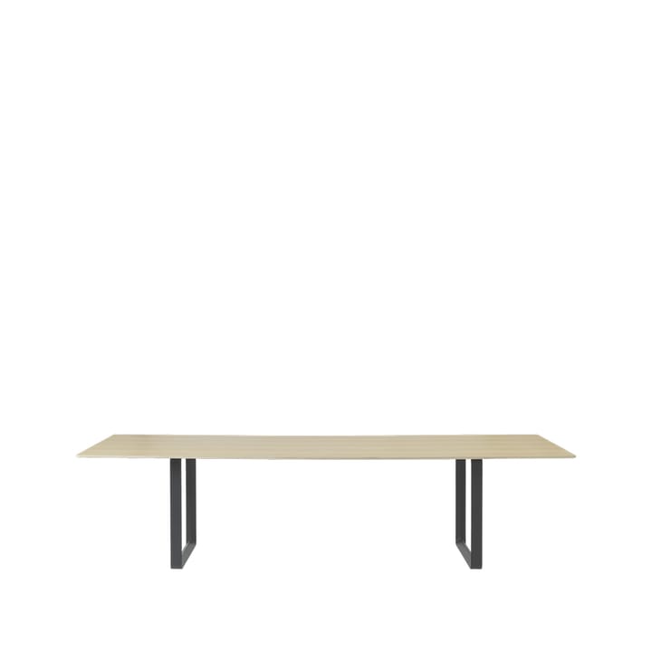 Tavolo da pranzo 70/70, 295x108 cm - Rovere impiallacciato, compensato, nero - Muuto