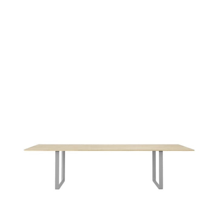 Tavolo da pranzo 70/70, 295x108 cm - Rovere massiccio, grigio - Muuto