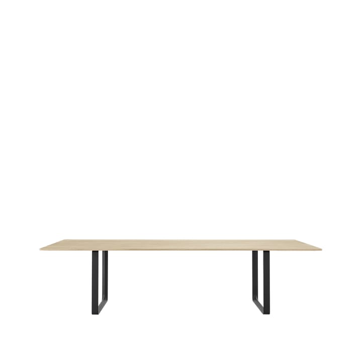 Tavolo da pranzo 70/70, 295x108 cm - Rovere massiccio, nero - Muuto