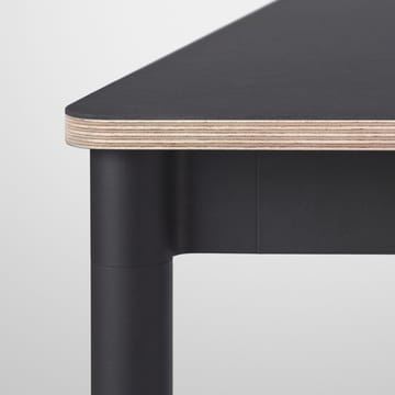 Tavolo da pranzo Base - Bianco, bordo in compensato, 190x85 cm - Muuto