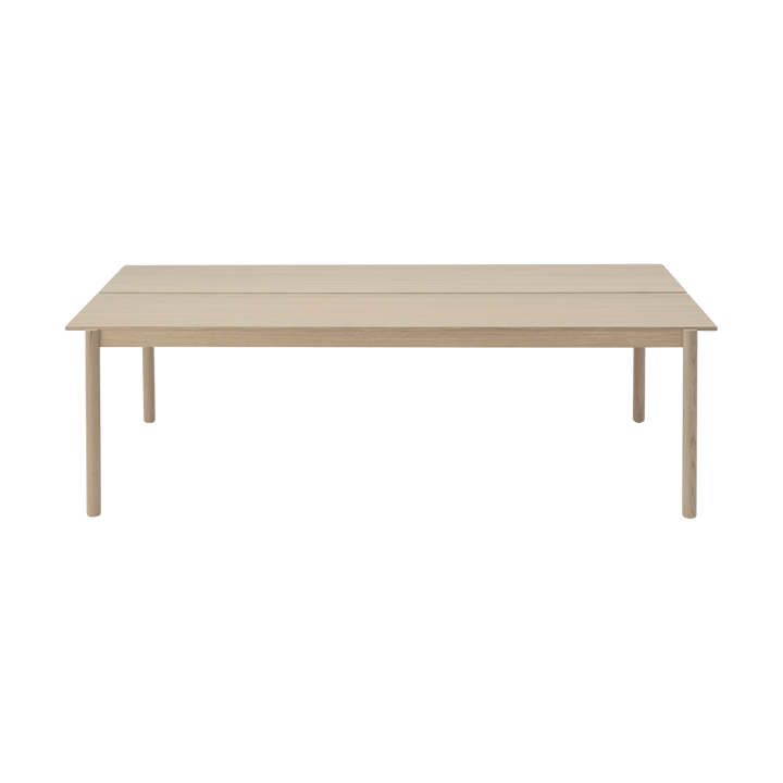 Tavolo da pranzo Linear System 110x240 cm - Oak veneer-oak - Muuto