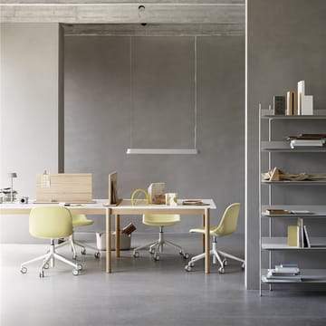 Tavolo Linear System End Module - Impiallacciatura in rovere, rovere 240x142 cm - Muuto