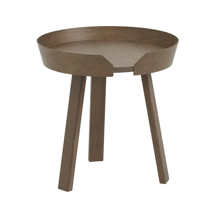 Tavolo piccolo Around - Mordente marrone scuro - Muuto