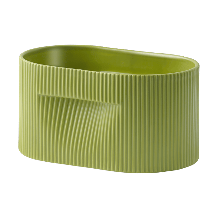 Vaso da fiori Ridge 13 cm - Moss green - Muuto