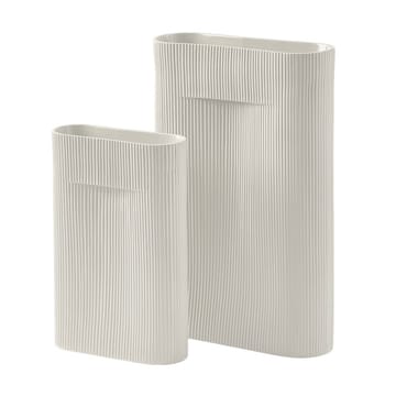 Vaso Ridge 48,5 cm - Bianco sporco - Muuto