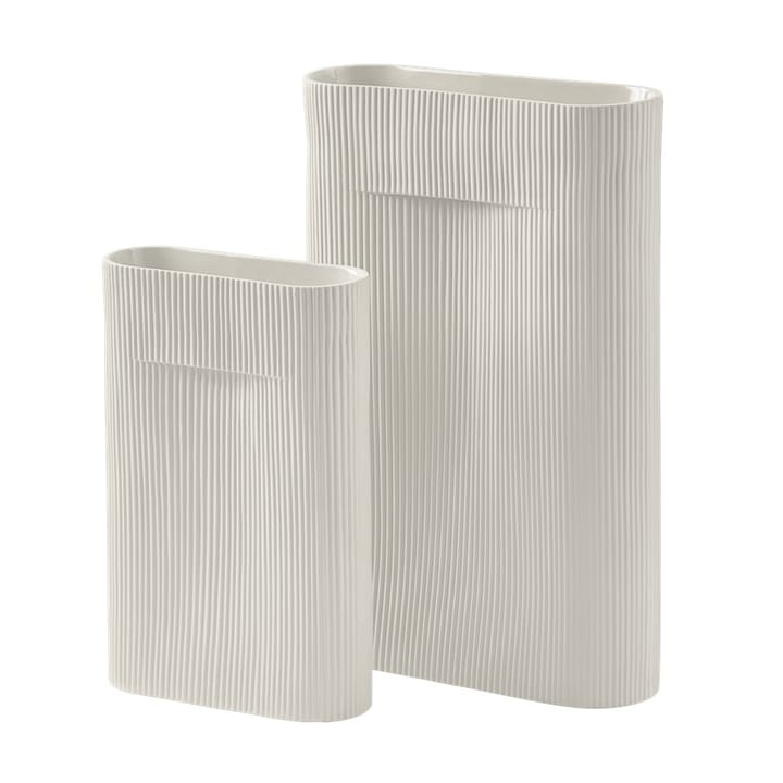 Vaso Ridge 48,5 cm, Bianco sporco Muuto