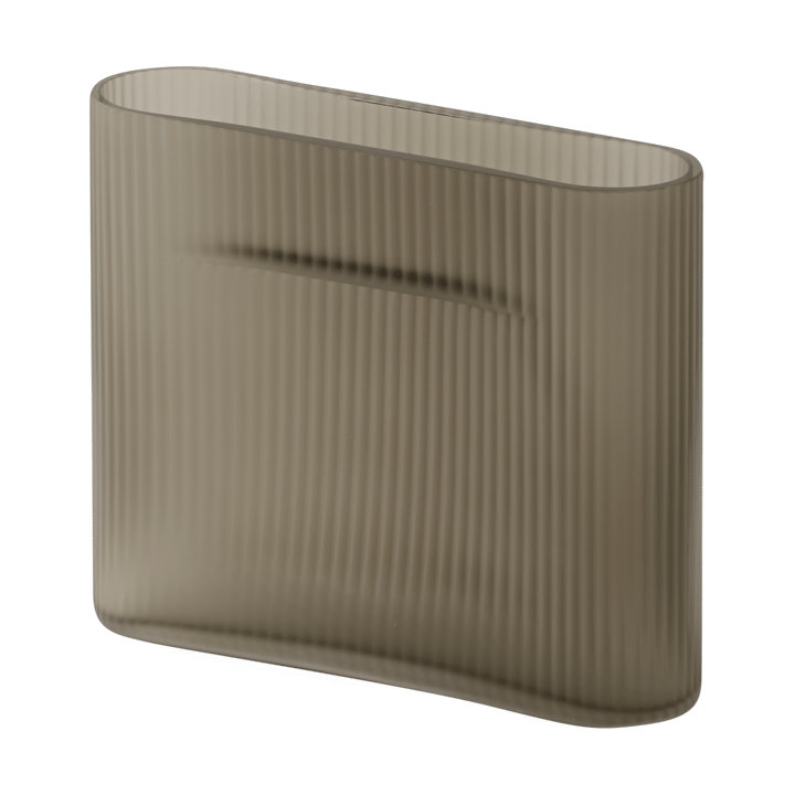 Vaso Ridge vetro smerigliato 16,5 cm - Taupe - Muuto