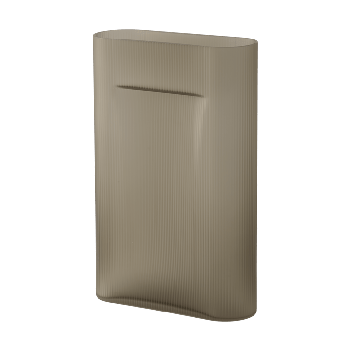 Vaso Ridge vetro smerigliato 48,5 cm, Taupe Muuto