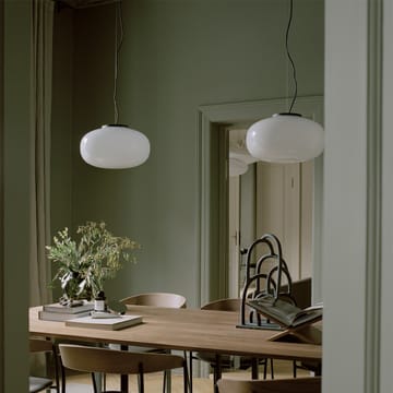 Lampadario Karl-Johan grande, Ø 40 cm - Bianco opale - New Works