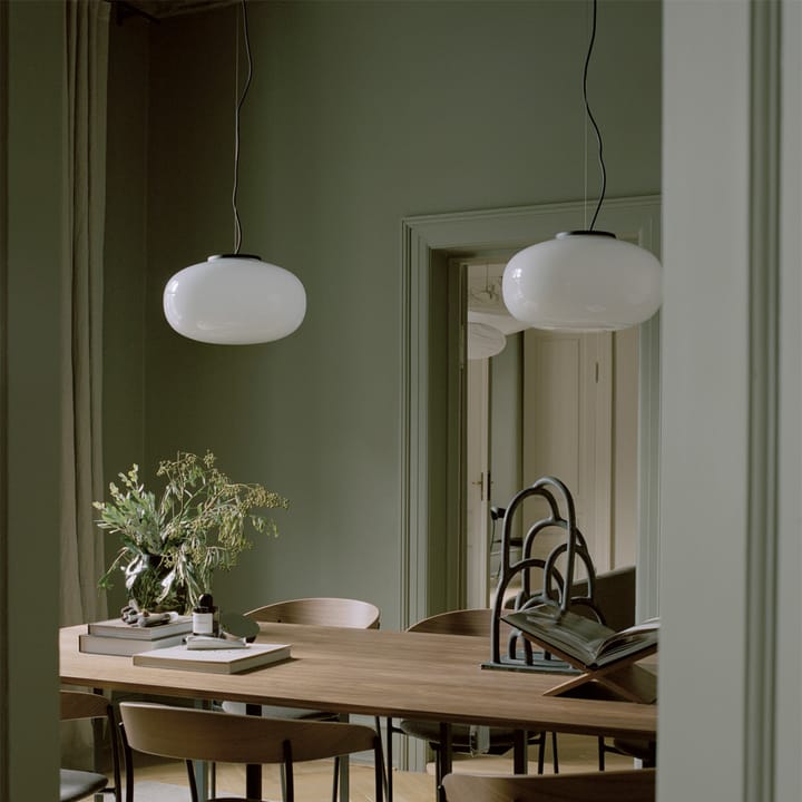 Lampadario Karl-Johan grande, Ø 40 cm, Bianco opale New Works