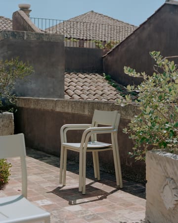 Sedia con braccioli May Armchair Outdoor - Light Grey - New Works