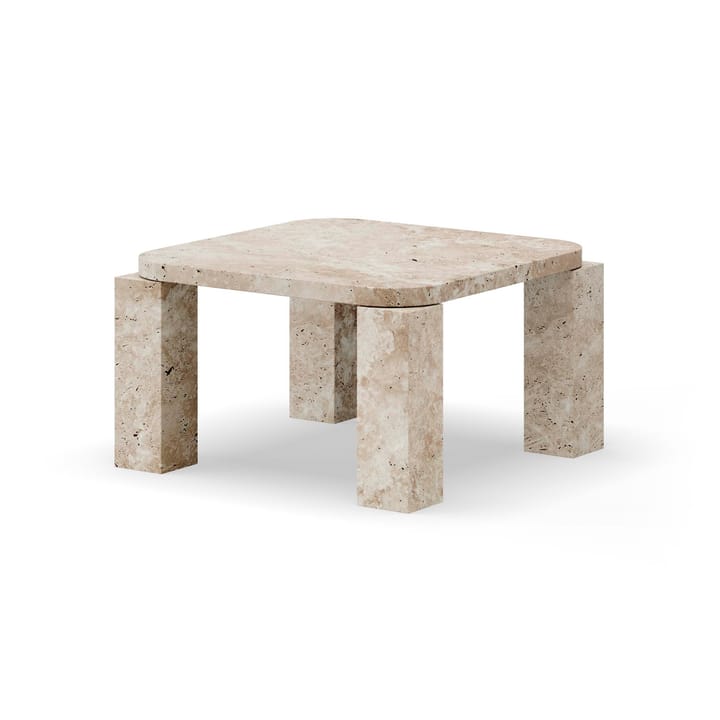 Tavolino Atlas 60x60 cm - Unfilled Travertine - New Works